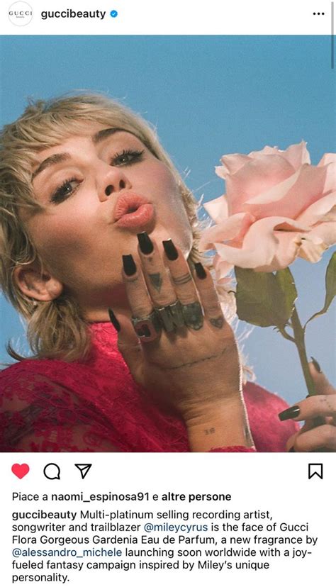 musica pubblicita profumo gucci|Miley Cyrus testimonial della nuova campagna Gucci Flora .